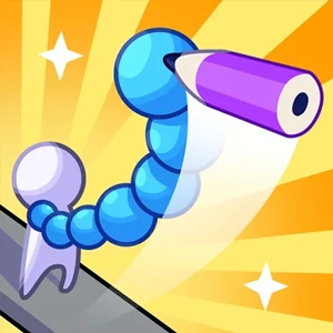 Draw Fighter 3D gameplay screenshot - similar to Waste Invaders
