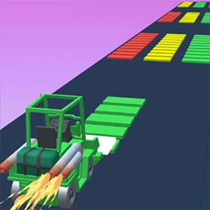 Colour Dozer gameplay screenshot - similar to Sword Sprinter