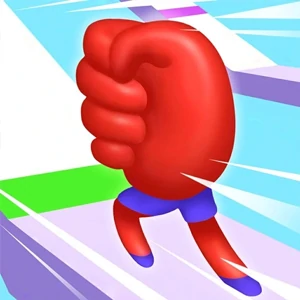 Crazy Slap Runner gameplay screenshot - similar to Galactic War