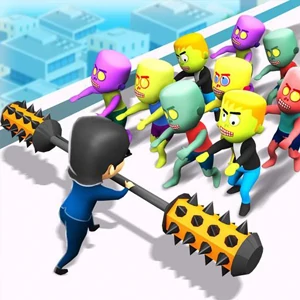 Push Zombies EveryDay gameplay screenshot - similar to Asteroids