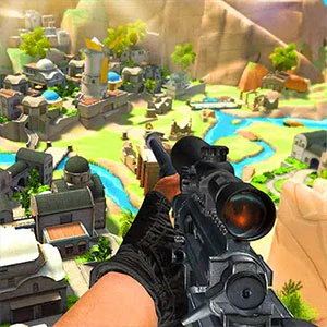 Sniper Master gameplay screenshot - similar to Space Gunner