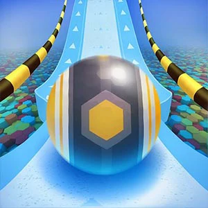 Roll Sky Ball 3D gameplay screenshot - similar to Word Tower