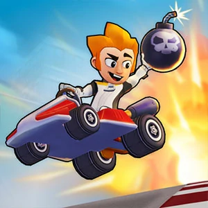 Boom Kart 3D gameplay screenshot - similar to Drop It