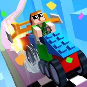 Crazy Block Car gameplay screenshot - similar to Green Mover