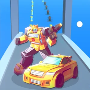 Transform Car Battle gameplay screenshot - similar to Mob Control