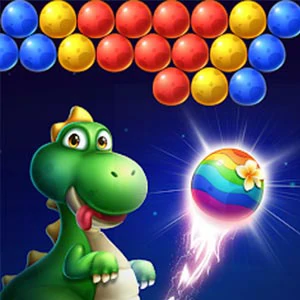 Bubble Save Dinosaurs gameplay screenshot - similar to HarryDown