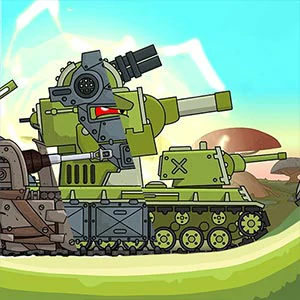 Neon Battle Tank gameplay screenshot - similar to Solitaire