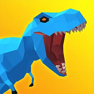 Dinosaur Rampage gameplay screenshot - similar to Hero Masters
