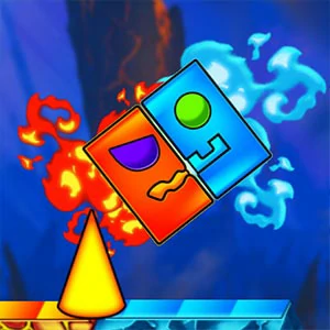 Fire And Water gameplay screenshot - similar to Math Vs Bat