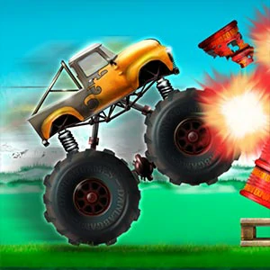 Truck Trials gameplay screenshot - similar to Panda Flash