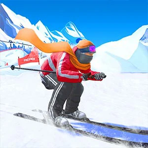 Ski Master 3D gameplay screenshot - similar to Bandit Rush
