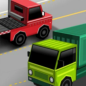 Truck Traffic gameplay screenshot - similar to Mighty Mouse Dash