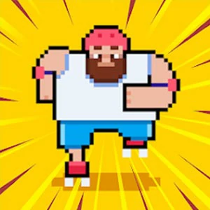 Timber Man gameplay screenshot - similar to Winter moto
