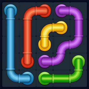 Pipeline 3D Online gameplay screenshot - similar to Auto Road