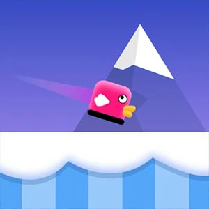 Snow Racing Io gameplay screenshot - similar to Rolling Blocks