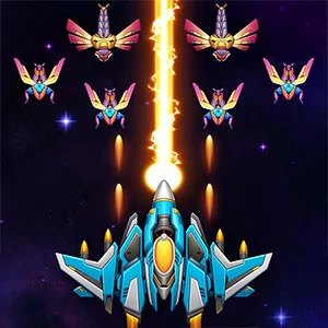 Space Shooter gameplay screenshot - similar to Gerdooter