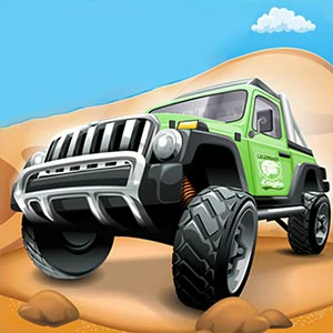 Wilderness Racing gameplay screenshot - similar to Super Dash