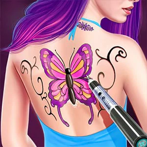 Tattoo Master gameplay screenshot - similar to ARCHERY KING