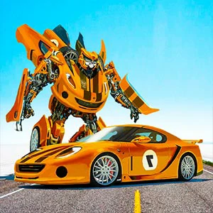 Car Robot Transform Fight gameplay screenshot - similar to Mountain Rider
