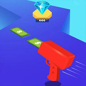 MoneygunRun gameplay screenshot - similar to Night Runner