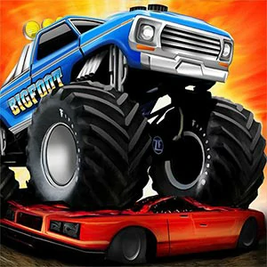 Monster Truck gameplay screenshot - similar to Checkers