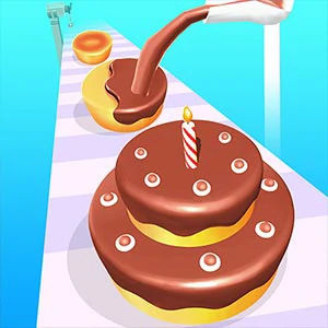 Dessert Stack gameplay screenshot - similar to HarryDown