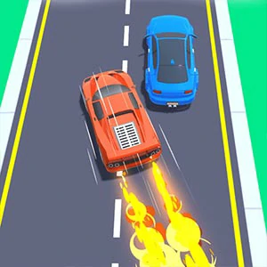 Rush Race 3D gameplay screenshot - similar to Cute The Road