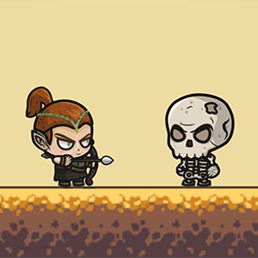 Ricochet Arrow gameplay screenshot - similar to BubbleWoods