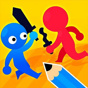Draw To Fight gameplay screenshot - similar to Swingo