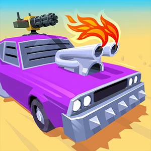 Desert Driving gameplay screenshot - similar to Checkers