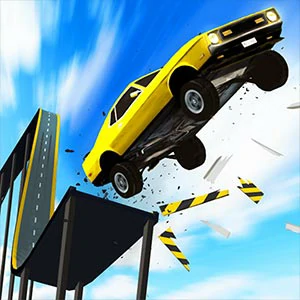 Ramp Car Jumping gameplay screenshot - similar to Processed wood