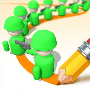 Draw Defense gameplay screenshot - similar to Escalators