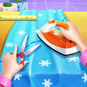 Baby Tailor Clothes Maker gameplay screenshot - similar to Popsicle Stack