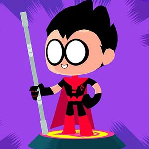 Teen Titans GO gameplay screenshot - similar to Mining Rush