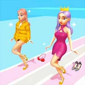 Catwalk Girl Challenge gameplay screenshot - similar to SLASHER