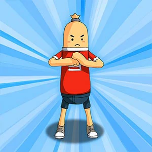 Save the Sausage Man gameplay screenshot - similar to Makeup Race