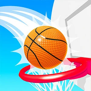 Bouncy Dunks gameplay screenshot - similar to Stacky Zoo