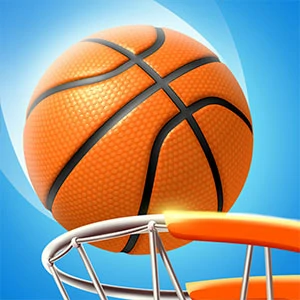 Basketball Challenge gameplay screenshot - similar to Donut Stack