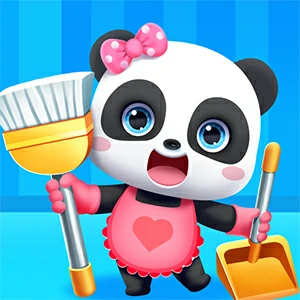 Baby Panda Cleanup gameplay screenshot - similar to Subway Runner