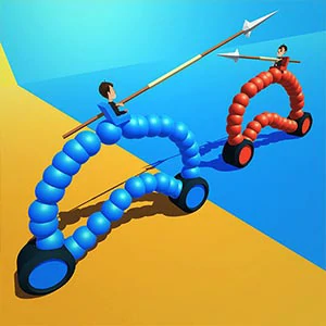 Draw Joust gameplay screenshot - similar to Tangle Fun 3D