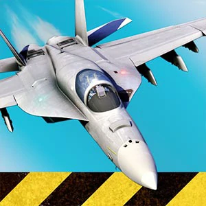 Shipborne Aircraft Combat Simulator gameplay screenshot - similar to Galactic Driver