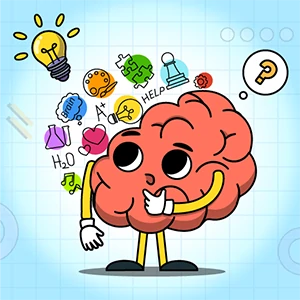 Brain Quiz gameplay screenshot - similar to Bath Master