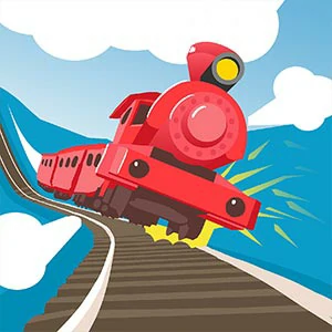 Off The Rails 3D gameplay screenshot - similar to Hoop Star