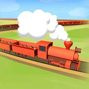 Go Go My Train gameplay screenshot - similar to Stack Road