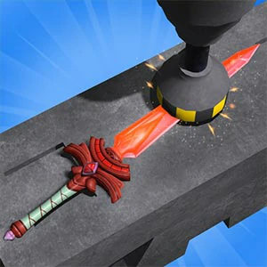 Swords Maker gameplay screenshot - similar to Slice Master