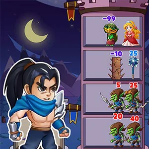 Hero Tower gameplay screenshot - similar to Nova Defender