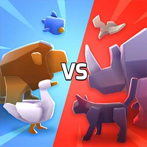 Real Animal Merge 3D gameplay screenshot - similar to The impossible Dash