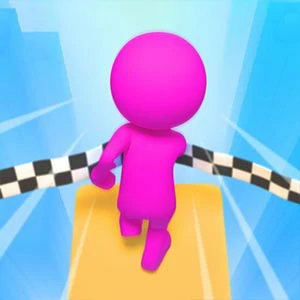 Super Race 3D gameplay screenshot - similar to Crowd Runner