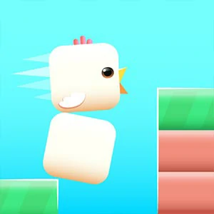 Square Bird gameplay screenshot - similar to Worms Zone A Slithery Snake