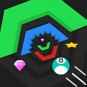Tunnel Ball gameplay screenshot - similar to Cannon Ball Shoot